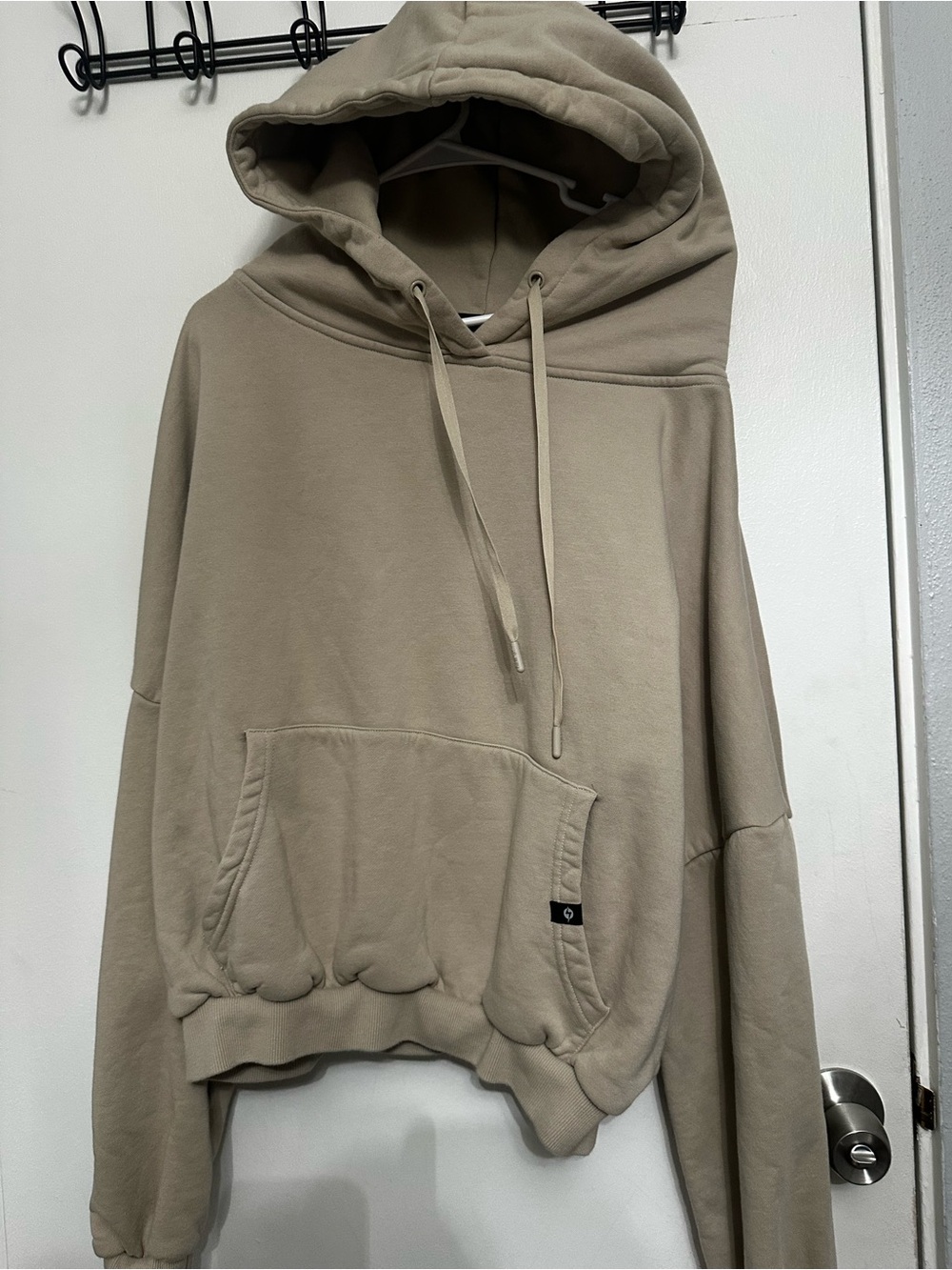 POPFLEX Oversized Hoodie in Taupe